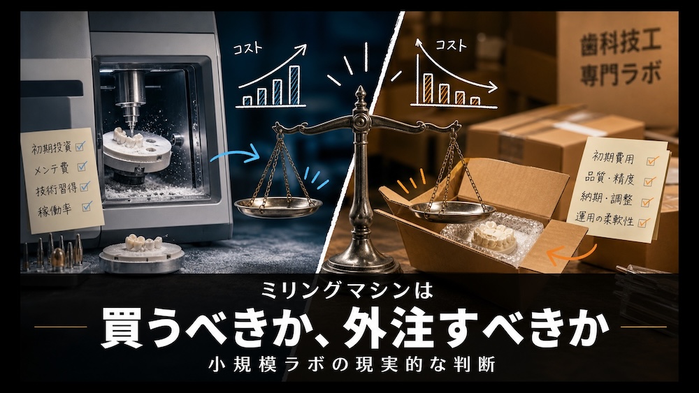 ミリングマシンは買うべきか、外注すべきか｜小規模ラボの現実的な判断